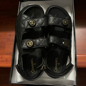 Designer Inspired Dad Sandals, US size 7, EU 38!